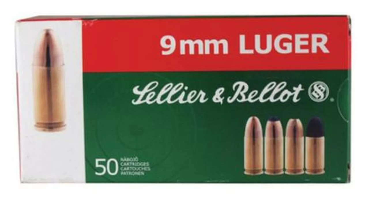 Sellier and Bellot 9mm/9mm Para 124 SP 50Rd/Box