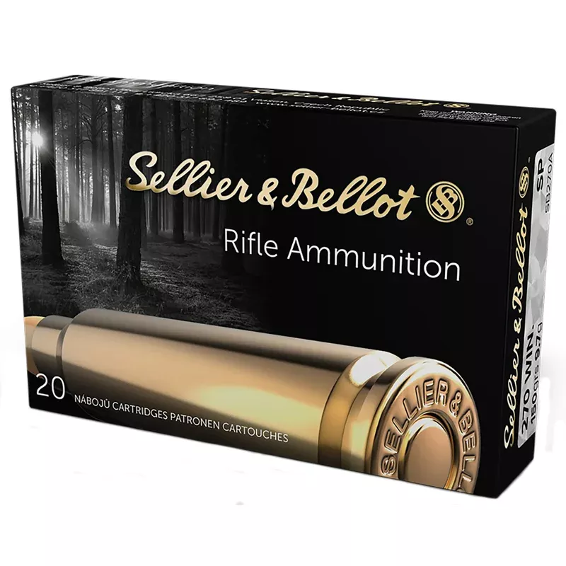 Sellier & Bellot Rifle 270 Win 150 gr Soft Point 20 Per Box/ 20 Case – SB270A