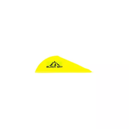 Set of 100 Bohning Black Sky 2-inch crossbow vanes
