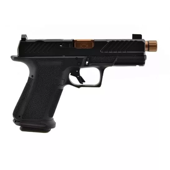 Shadow Systems MR920 Combat 9mm Threaded Barrel Pistol, Bronze – SS-1003