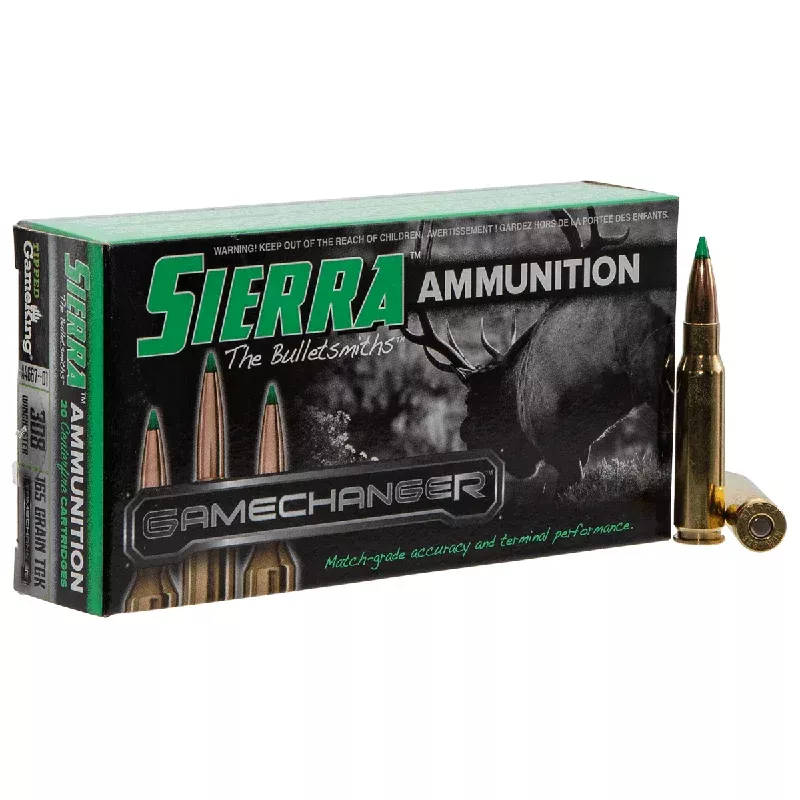 Sierra A466701 GameChanger308 Win 165 gr Tipped GameKing 20 Bx/ 10 Cs