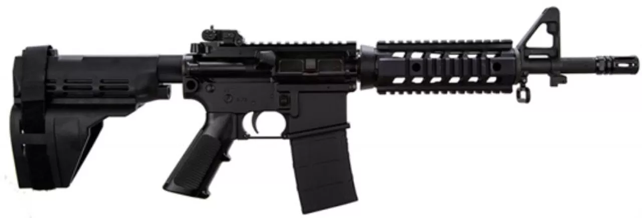 Sig M400 5.56/223 AR-15 Pistol W/Quad Rail & Stabilizing Brace (PSB)