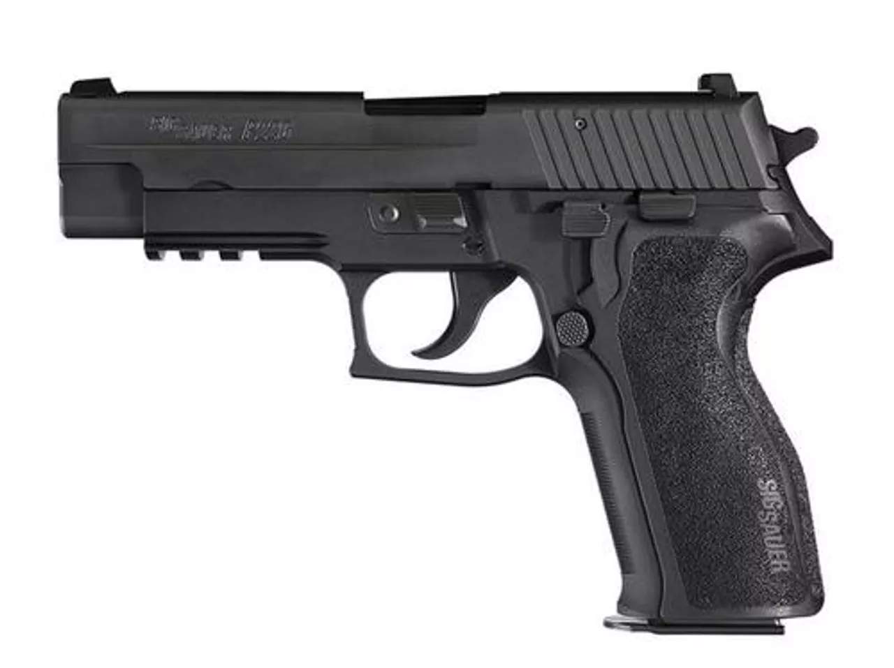 Sig P226 40 S&W 4.4In Nitron Black Da/Sa Siglite E2 Grip (2) 10Rd Steel MAG CA Compliant