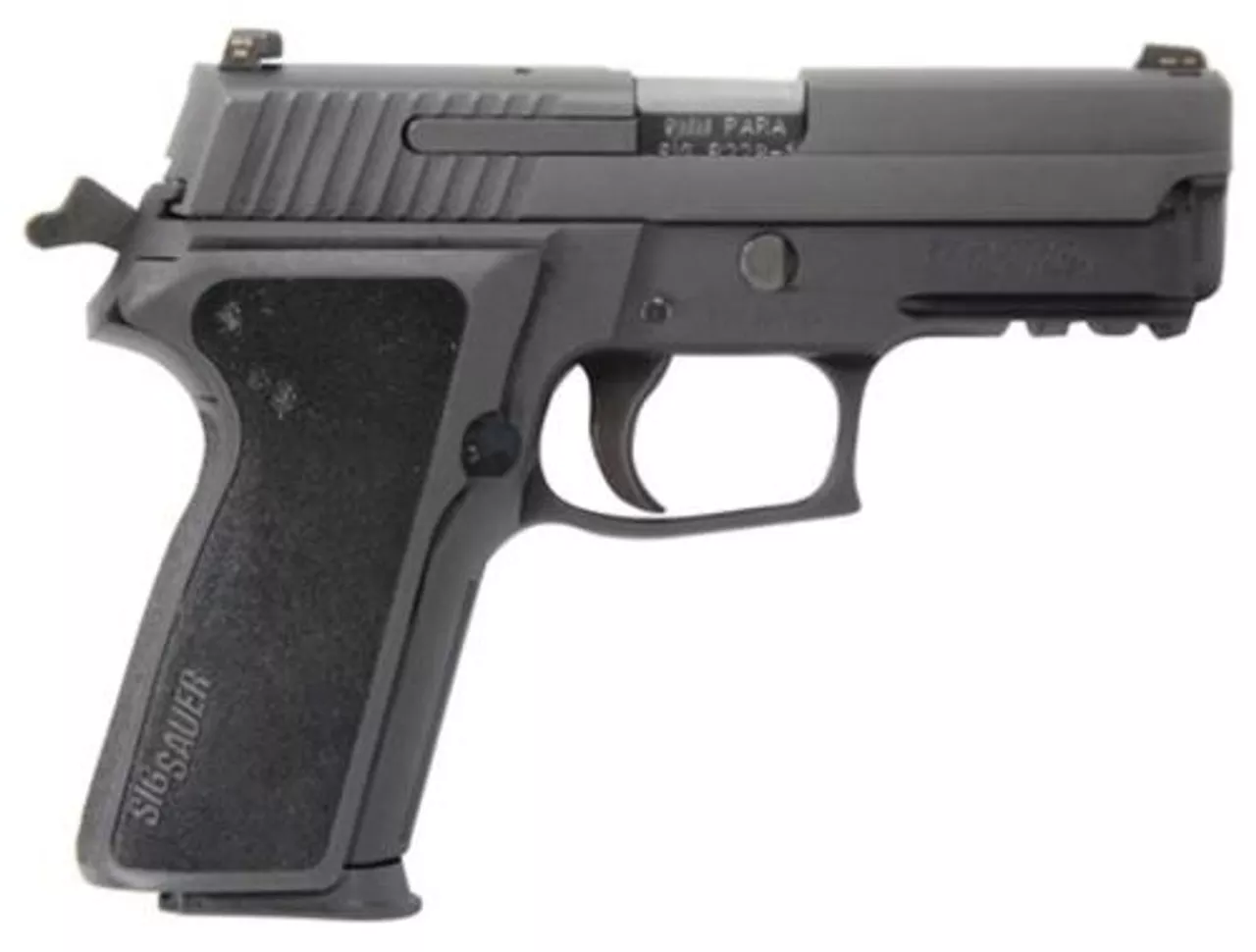 Sig P229 9MM 3.9In Nitron Black Da/Sa Siglite E2 Grip (2) 10Rd Steel MAG MA Compliant