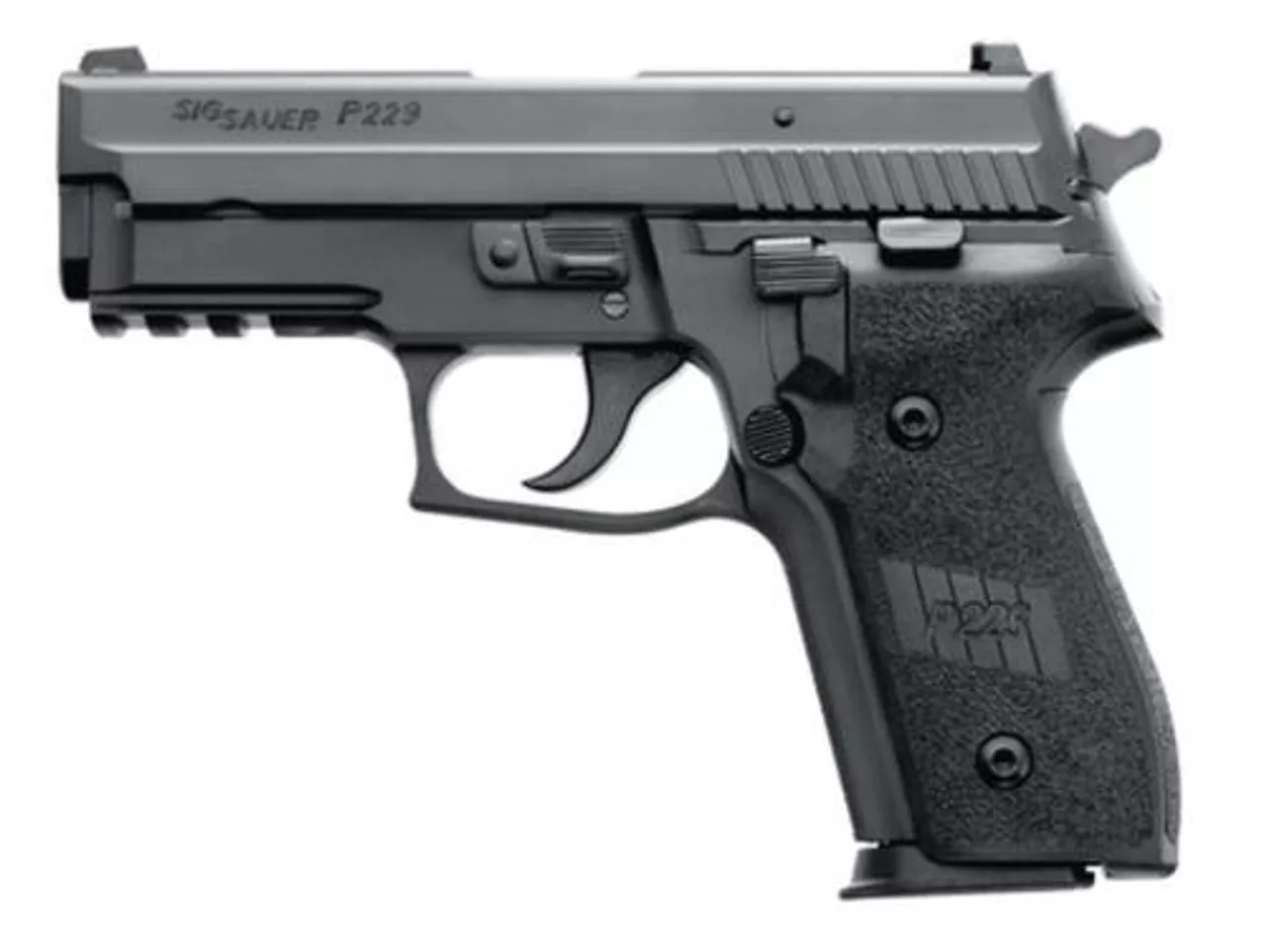Sig P229 9MM 3.9In Nitron Black Da/Sa Siglite E2 Grip (2) 15Rd Steel MAG