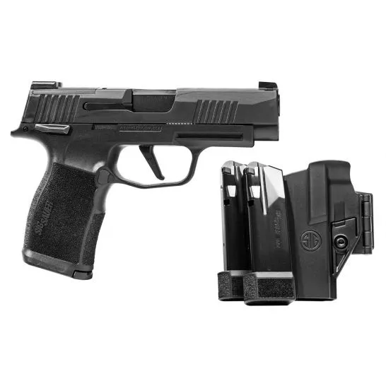 Sig P365 XL MS TacPac 9mm Pistol With 3 Mags & Holster, Black – 365XL-9-BXR3-MS-TACPAC