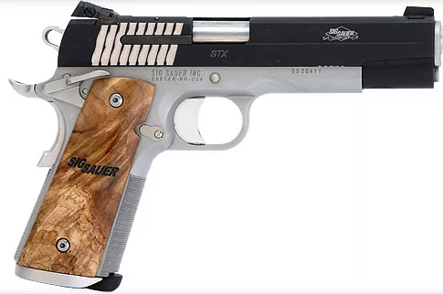 Sig Sauer 1911 STX 45 ACP Pistol, Two Tone, Adjustable Sights