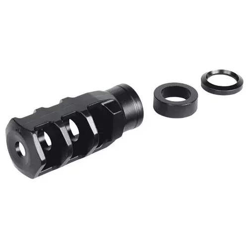 Sig Sauer KITTRDCOMP Tread223 Rem,5.56x45mm NATO Compensator 1/2″-28 tpi Black Steel