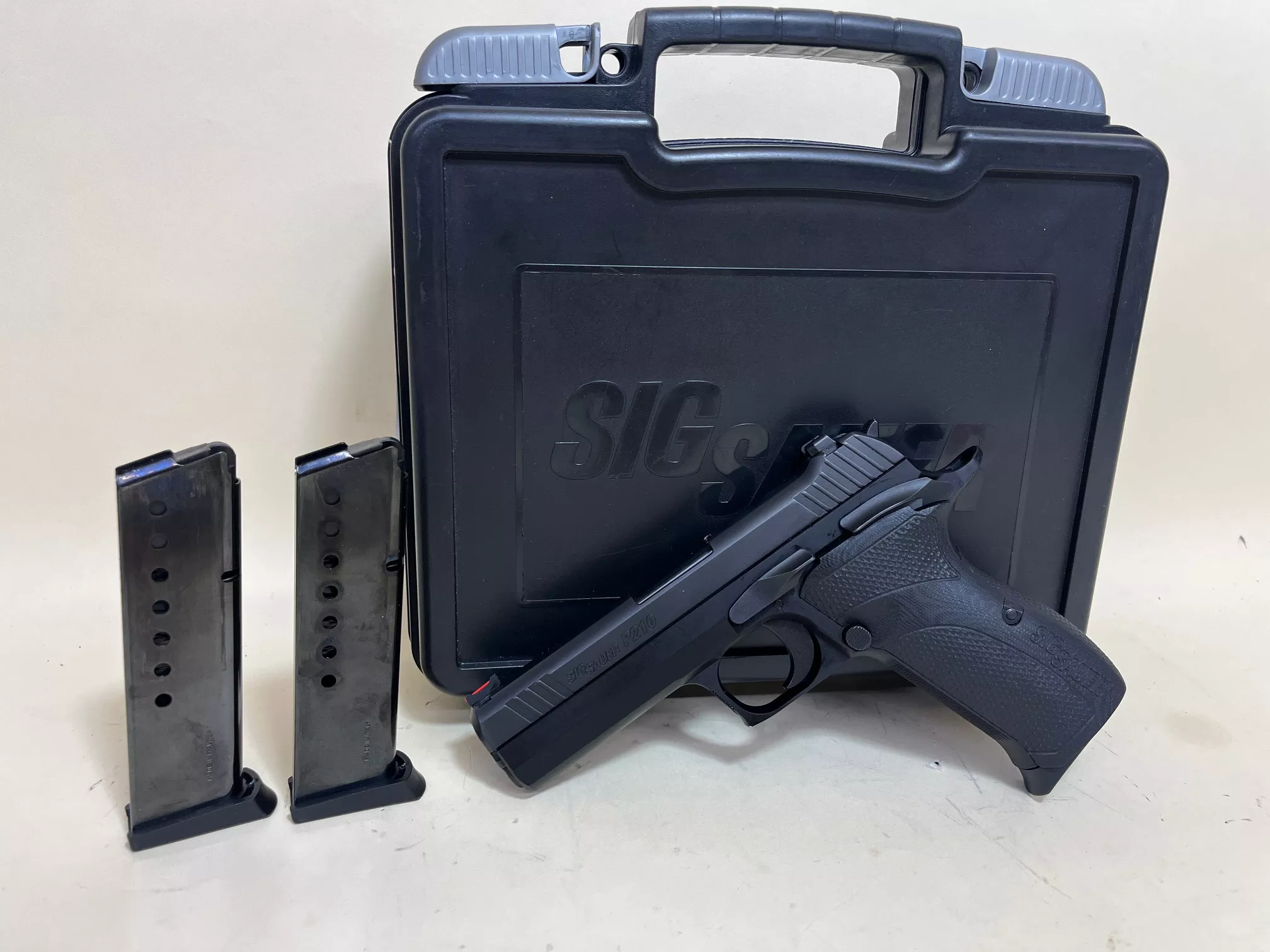 SIG Sauer P210 9mm 5" SAO Pistol 210A-9-B Used Excellent Condition