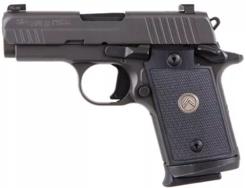 Sig Sauer P938 Micro-Compact Legion 9mm Single 3″ 7+1 Black G