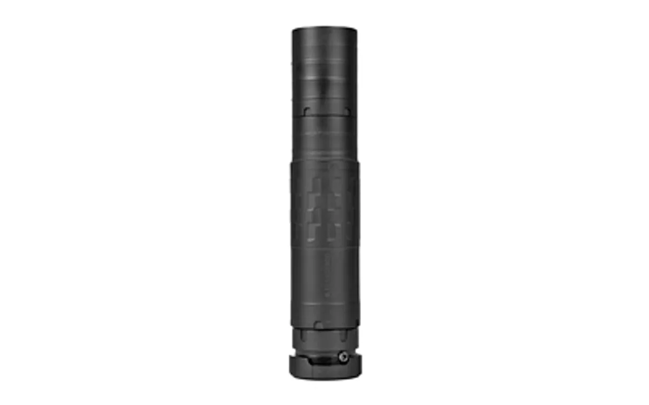 SilencerCo Omega 36M 5.56 NATO to .338 LM & 9mm, 5.1″-7.65″, Black