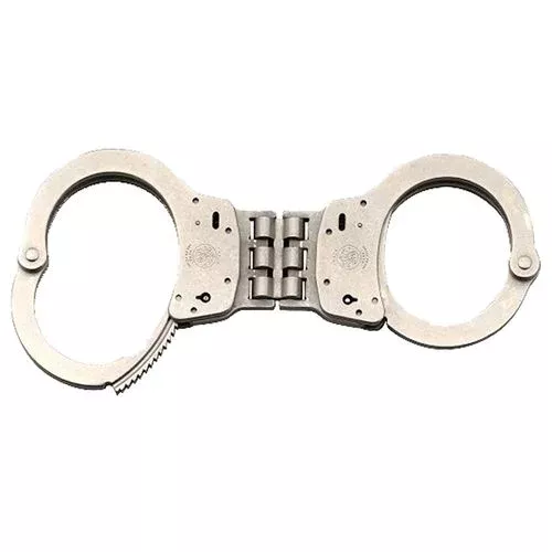 Smith & Wesson 350096 300 Hinged Handcuffs Handcuff Nickel