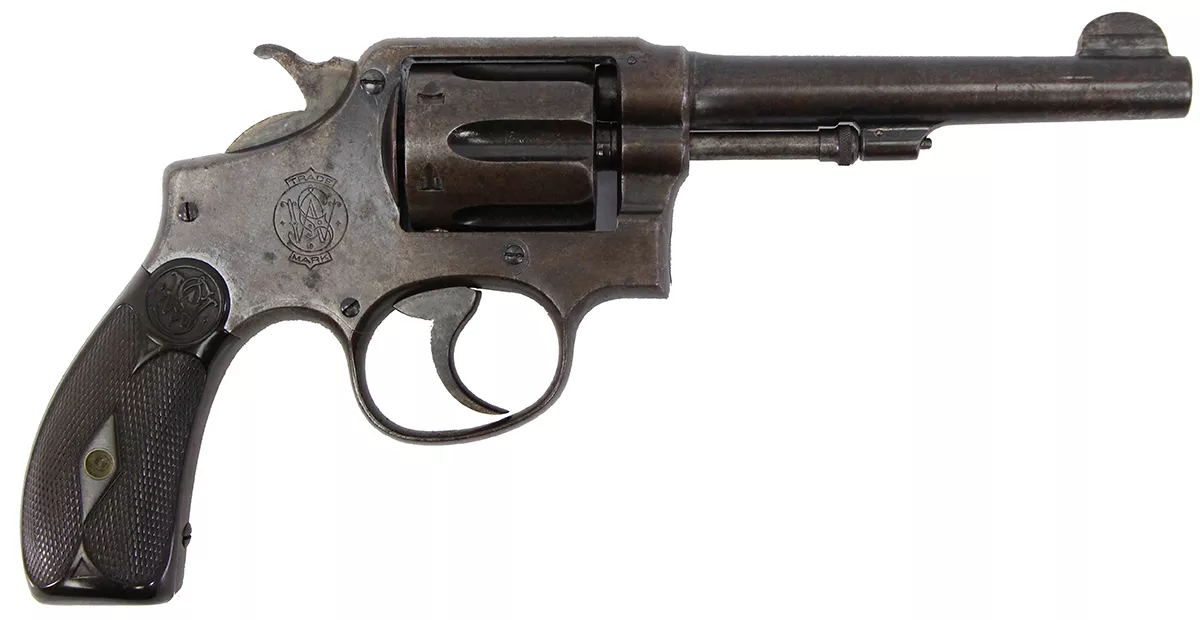 Smith & Wesson 38 M&P 2nd Model of 1902 38 Special Revolver – Collectible *1st Change*