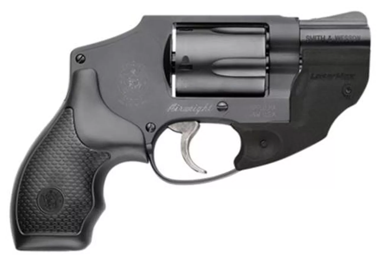 Smith & Wesson 442, LaserMax Laser, .38 Special +P, 1.875″, Matte Black