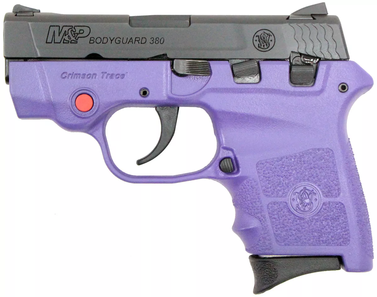 Smith & Wesson BodyGuard 380 Purple Passion Edition 380 ACP Pistol, Laser
