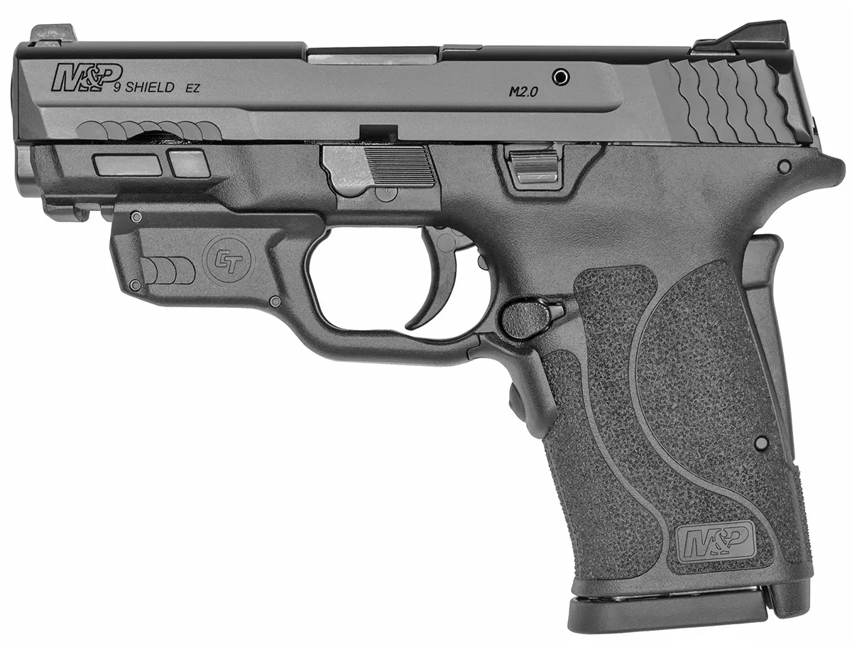 Smith & Wesson M&P 9 Shield EZ 9mm Pistol with Crimson Trace Red Laser