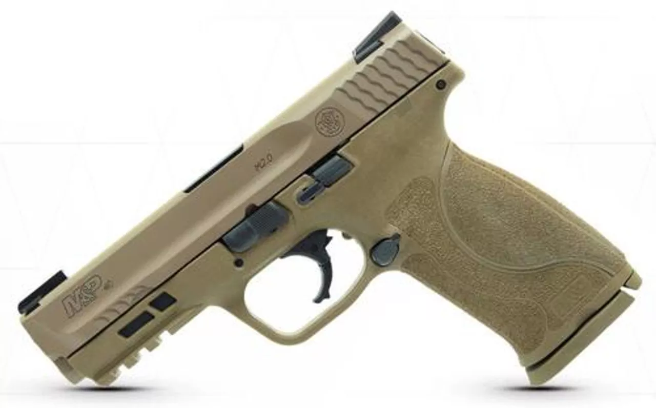 Smith & Wesson M&P M2.0 40S&W, 4.25″, 15rd, Flat Dark Earth, Truglo TFX Sights