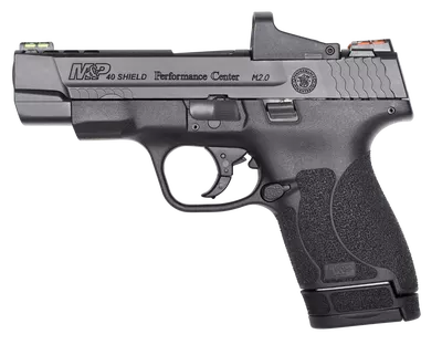 SMITH AND WESSON M&P PERFORMANCE CENTER SHIELD M2.0 .40 SW 4″ PORTED BARREL 7-ROUNDS RED DOT