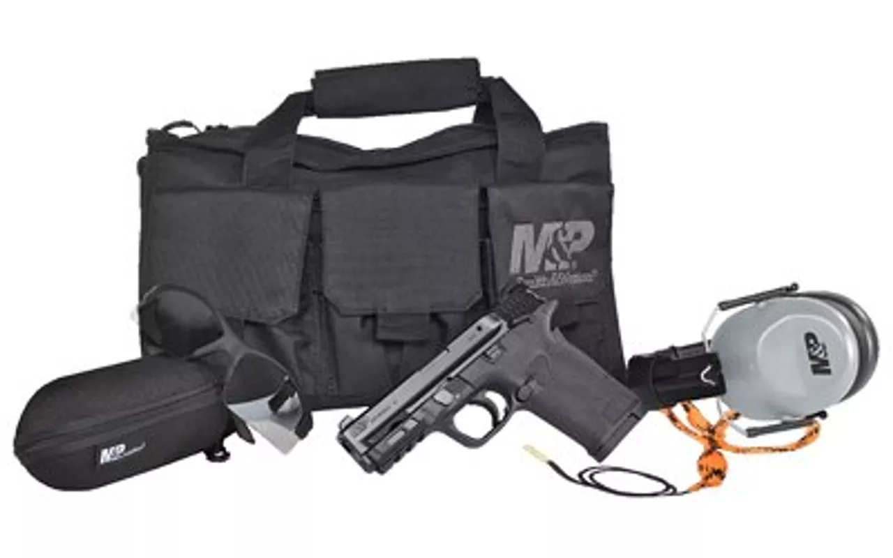 Smith & Wesson M&P Shield EZ Bundle 380 ACP, 3.68″ Barrel, Black Armornite Stainless, 8rd