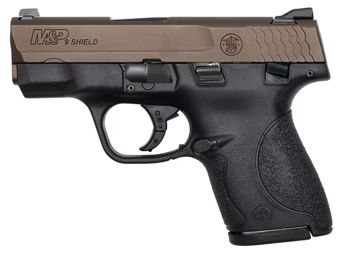 Smith & Wesson M&P Shield M2.0 Midnight Bronze 9mm Pistol with Thumb Safety