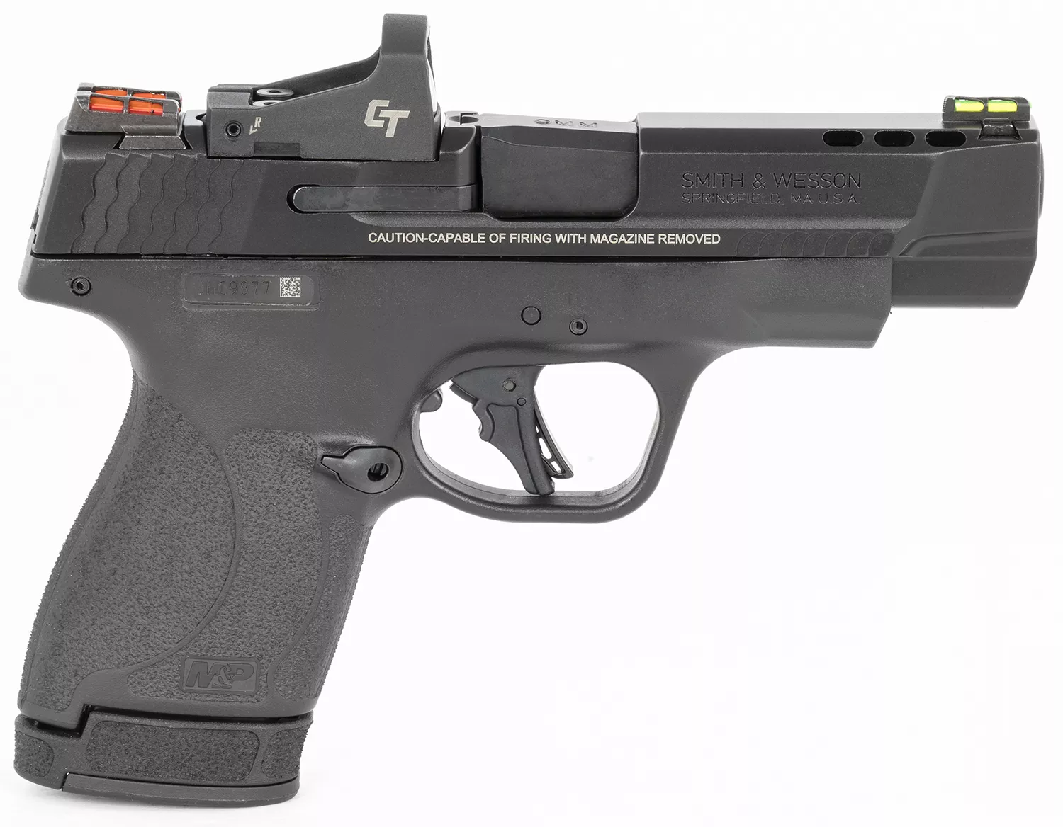 Smith & Wesson M&P Shield Plus M2.0 Performance Center Ported 9mm Pistol with No Thumb Safety