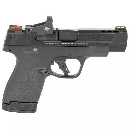 Smith & Wesson M&P9 Shield Plus 9mm 13rd 4″ Ported Barrel w/ CT Red Dot – 13253