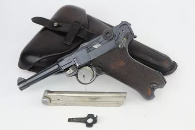 SOLD - 1920's Commercial DWM Luger Rig - Police Rework (1794n - 15952)