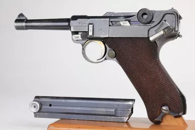 SOLD - 1936 Nazi Mauser Luger (6158h - 18475)
