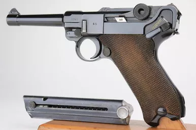 SOLD - 1937 Mauser Luger - Matching Magazine (6045x - 20914)