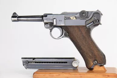 SOLD - 1937 Mauser Luger - Matching Magazine (6383 - 23433)