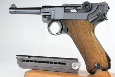 SOLD - 1941 Mauser Banner Luger - Police Eagle/L (1444 - 22072)