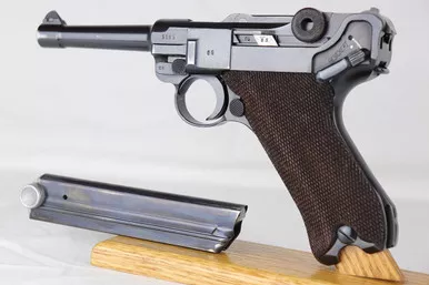 SOLD - Beautiful 1939 s/42 Mauser Luger - Matching Magazine
