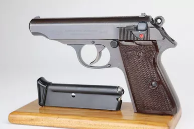 SOLD - Beautiful Plumb .22 Caliber Walther PP - Rare Red Grips