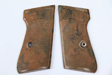 SOLD - Brown Bakelite Presentation PP Grips