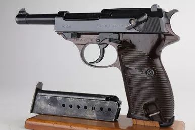 SOLD - Excellent 1944 Walther P.38 - Plumb Frame