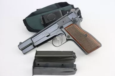 SOLD - Excellent 1976 Browning Hi Power Rig - Belgian Mfg