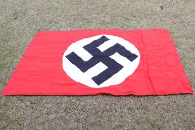 SOLD - Large Double-Sided Nazi Banner Flag