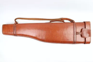 SOLD - Leather Shotgun Case (092622-4)