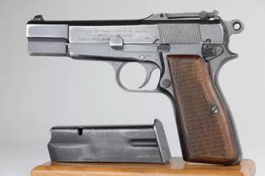 SOLD - Nazi FN Browning Hi Power - Early Tangent Sight