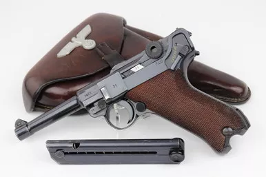 SOLD - Nazi Mauser Luger Rig - byf 41