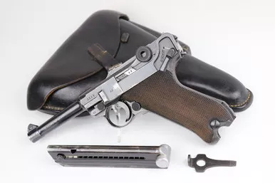 SOLD - Rare 1938 Navy Mauser Luger Rig