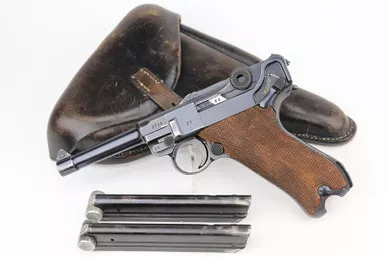 SOLD - Rare, Excellent 1938 Navy Mauser Luger Rig