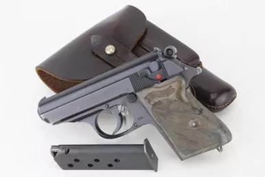 SOLD - Rare, Excellent Waffen Walther PPK Rig - Gray Grip