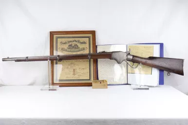 SOLD - Spencer Model 1860 Repeating Rifle with Documents