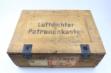 SOLD - WW2 German Ammo Crate (011122-3)