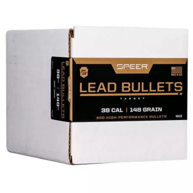 Speer Bullets 38/357 Mag .358" 148gr LHBWC 500/Box
