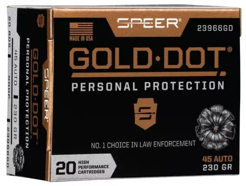 SPR 45AP 230GR GOLD HP 20RD