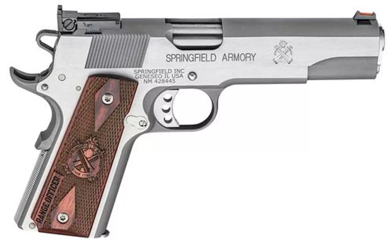 Springfield 1911 45 ACP, 5″, 7rd, Cocobolo Grips, Stainless Steel