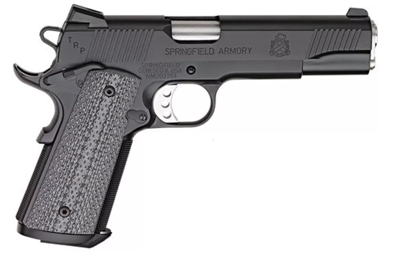 Springfield 1911 TRP, CA Compliant, 45 ACP, 5″ Barrel, 7rd, Black