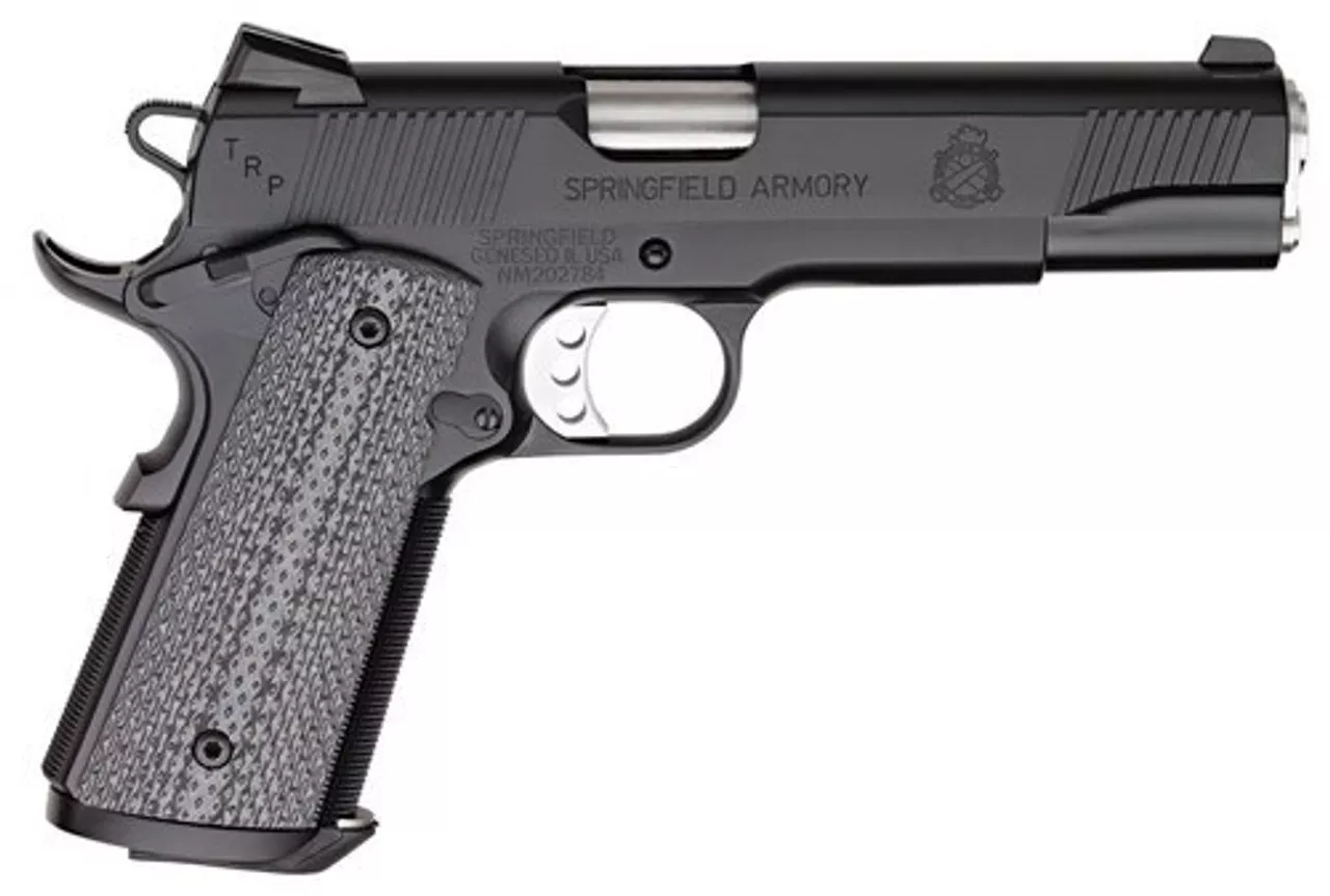 Springfield 1911 TRP Service 45 ACP, Black Armory Kote, G10 Grip, 7rd Mag